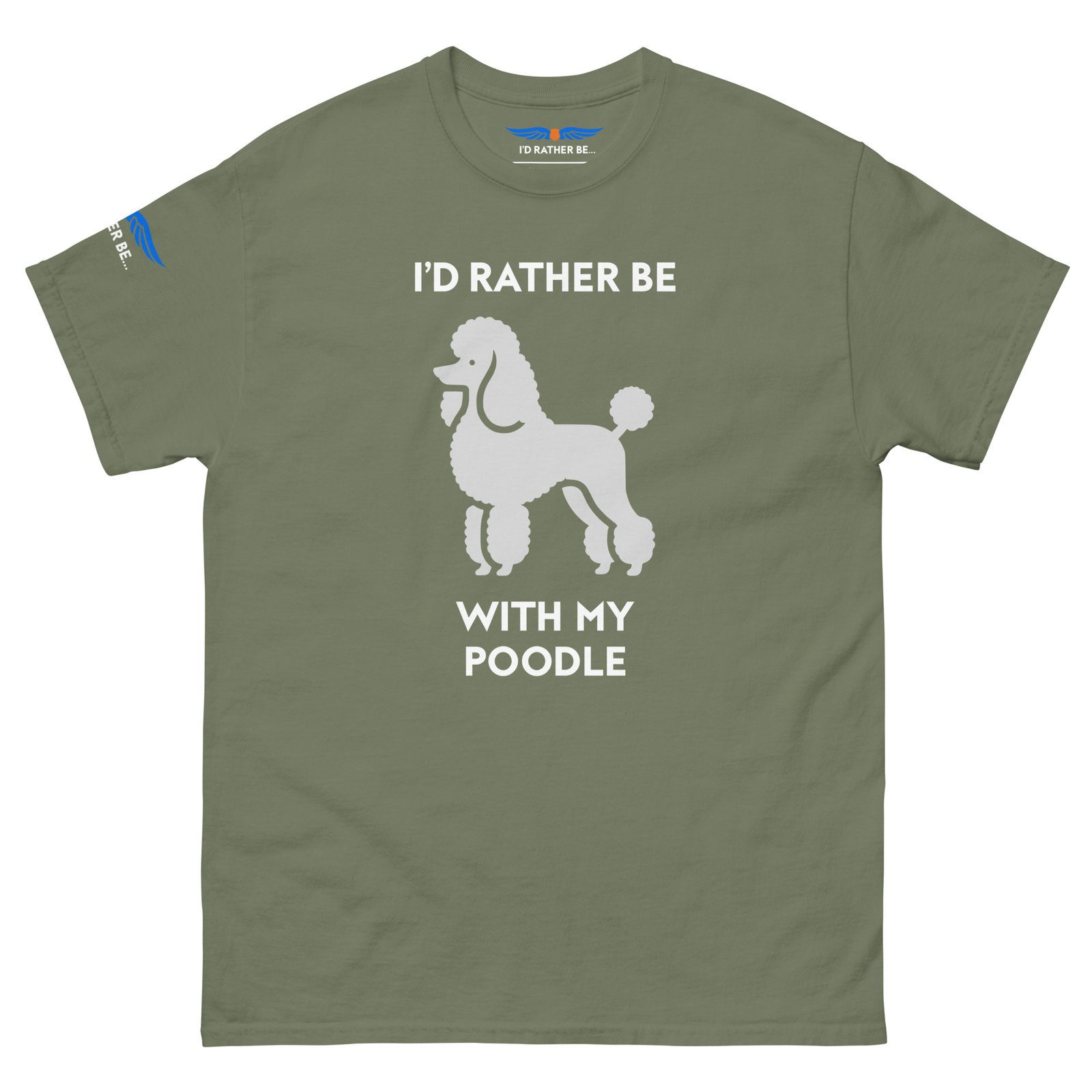 I’d Rather Be With My Poodle T-Shirt - Image 6
