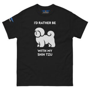 I’d Rather Be With My Shih-Tzu T-Shirt